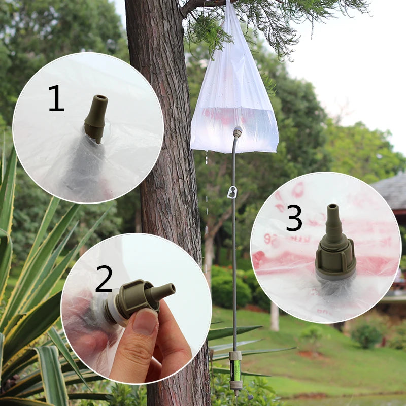 Lightweight 2000 Liters Filtration Capacity Emergency Portable Water Filter