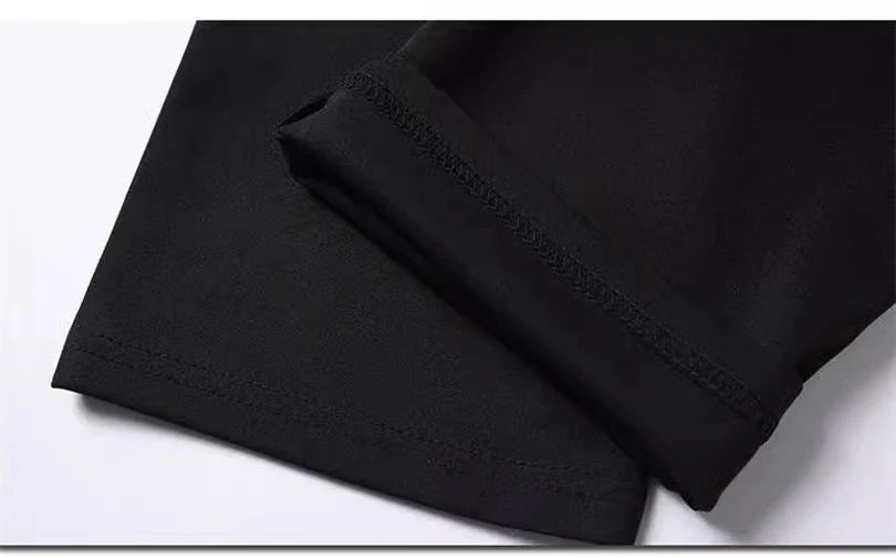 Male Pants Stretch Black Smart Casual Men's Trousers Quick Dry