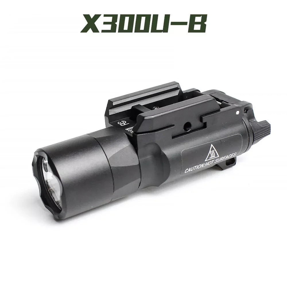 Flashlight X300U Scout Light White LED Fit 20mm Picatinny Rail
