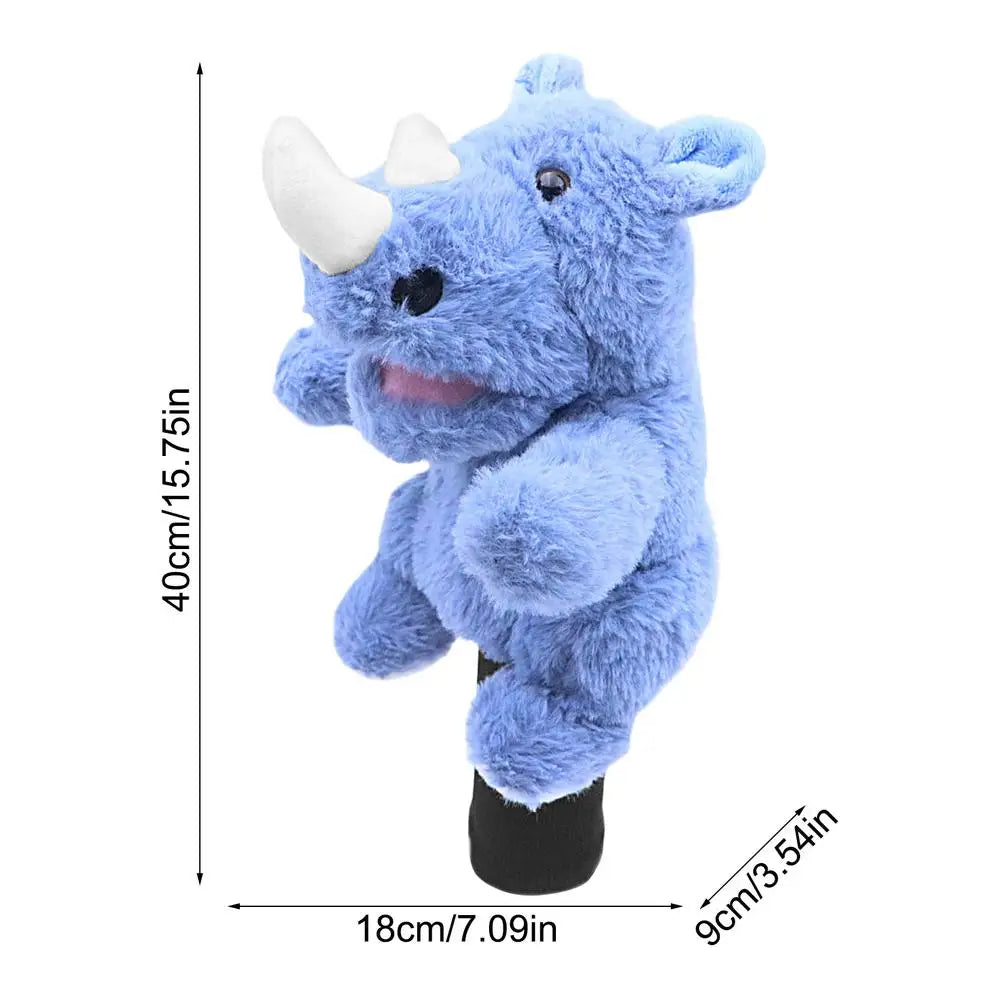 Golf Head Covers Plush Driver Cover Golf Heads Cartoon Stuffed Animal Putter Headcover