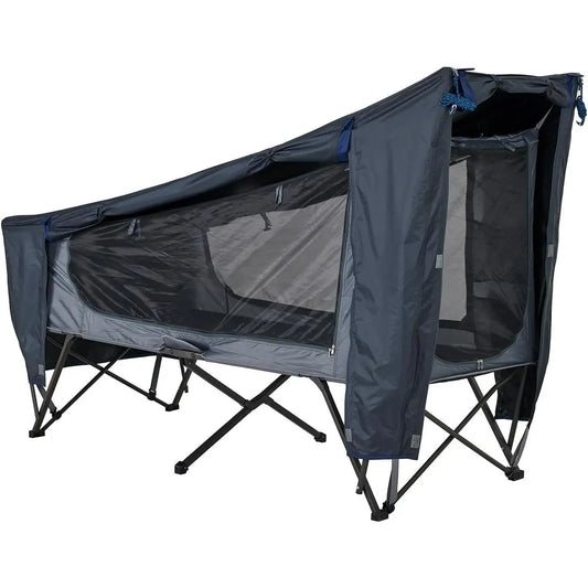 W- Camping Tent Cot, 1 Person, 1 Minute Easy Setup