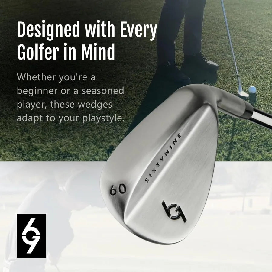 Golf Wedge Set for Men Women 54 60 Set with 35 Steel Shaft