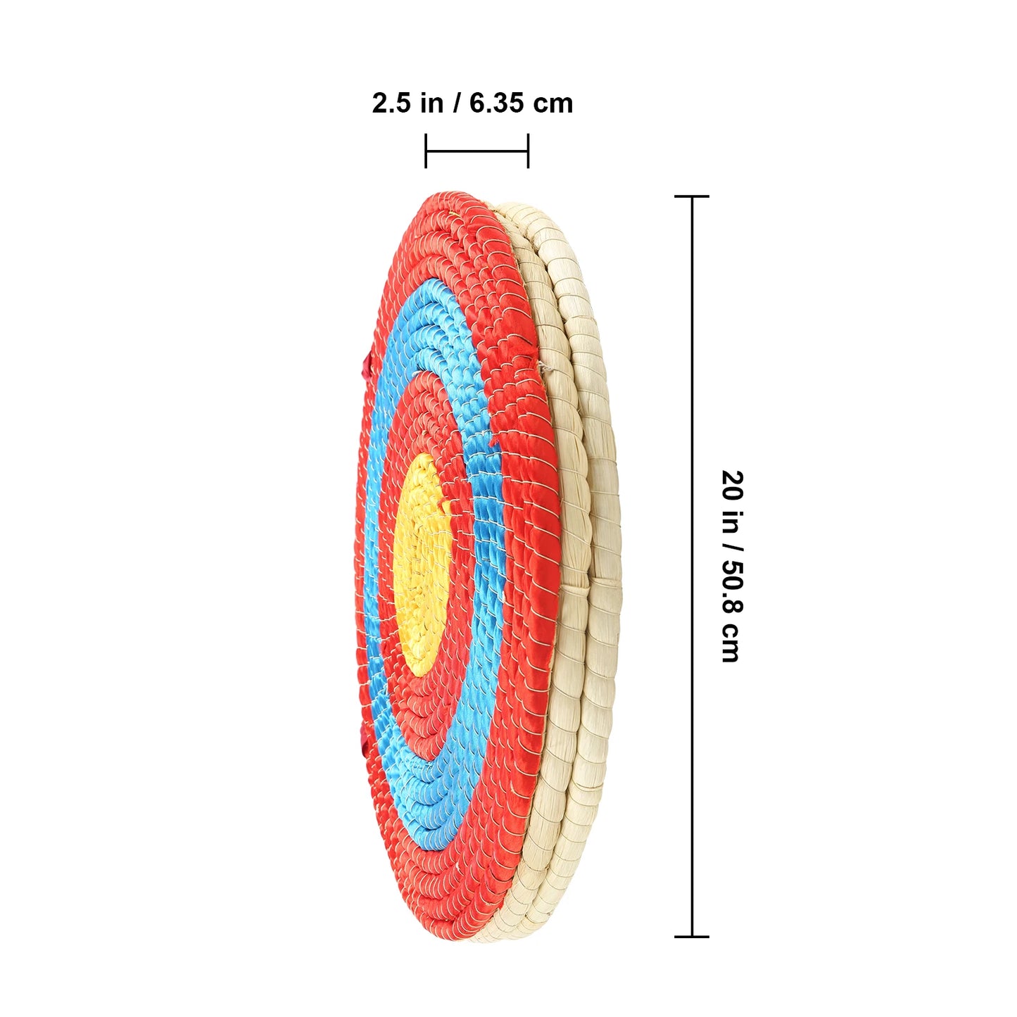 SucceBuy 20in Traditional Solid Straw Round Archery Target