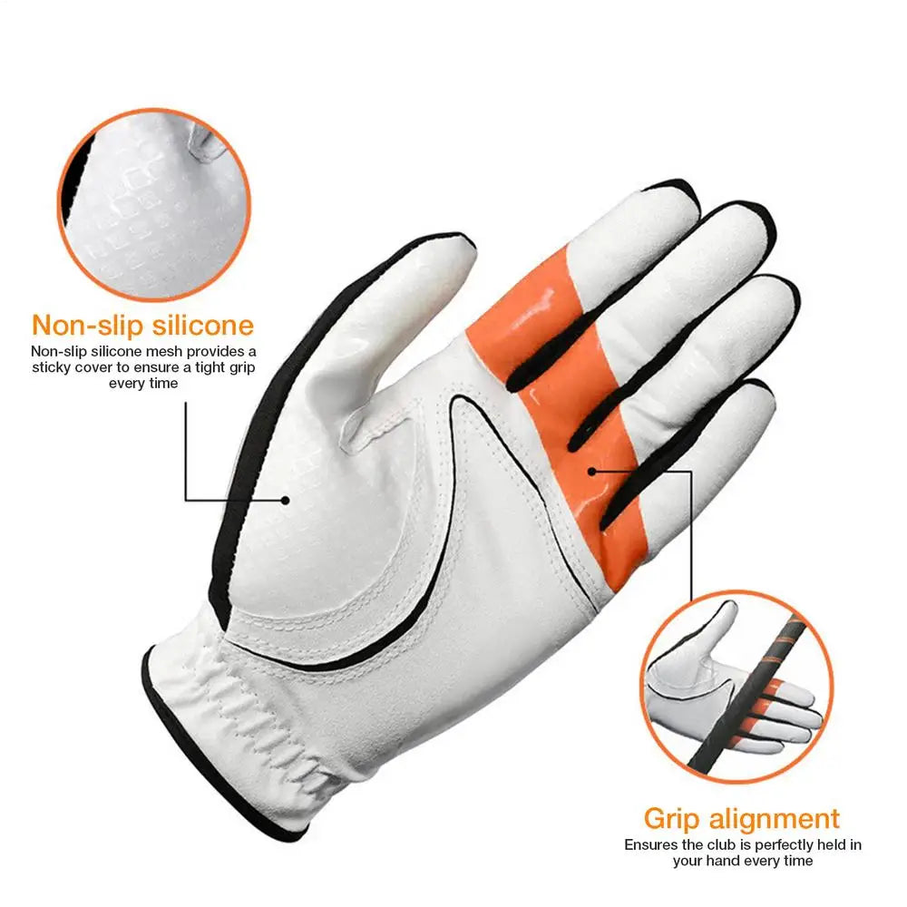 Left Hand Golf Gloves Grip Trainer Reduce Golf Hook Ball Corrector Gloves