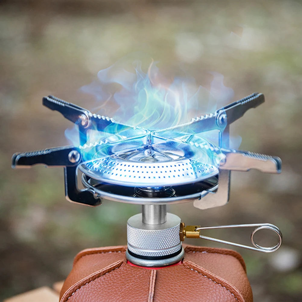 Portable Outdoor Camping Gas Stove with Adjustable Flame