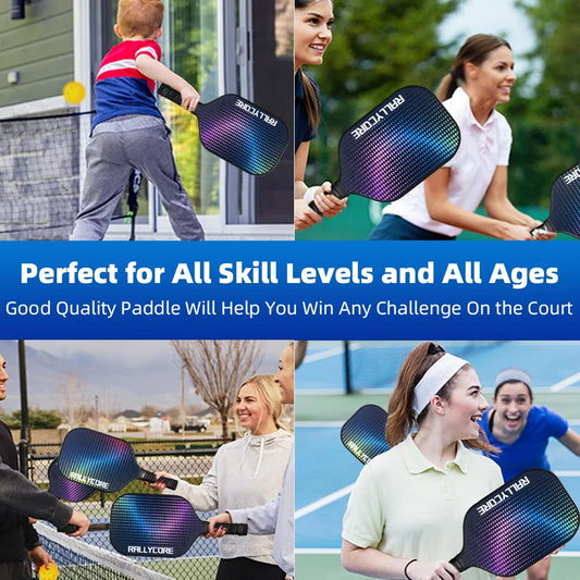 Perfect Pickleball Gift Set | Portable 2-Paddle Kit with 4 Balls & Carry Bag - Ideal for Travel, Men & Women Players