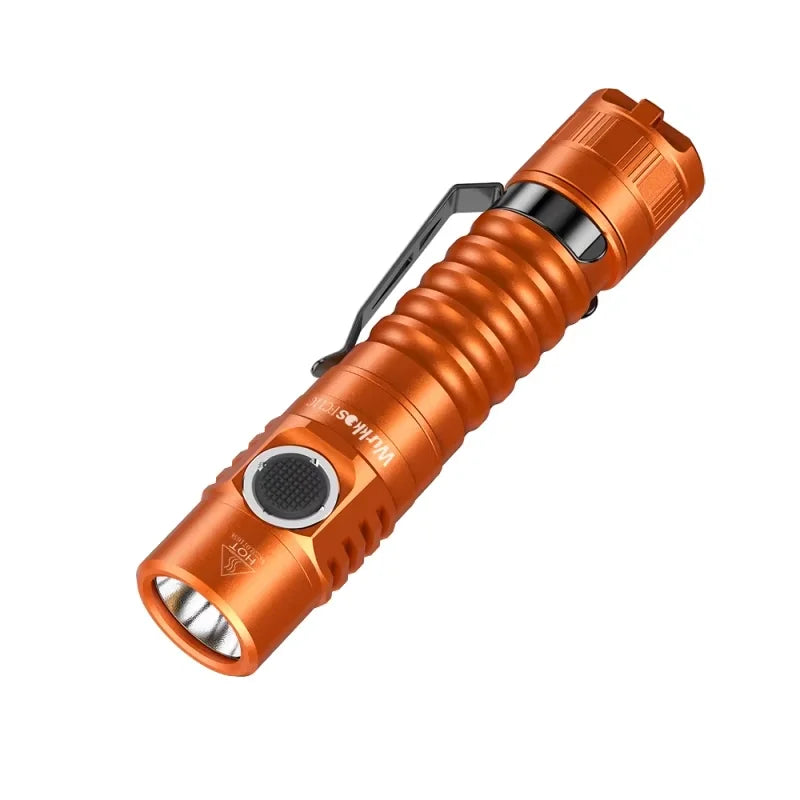 A USB-C Rechargeable Flashlight Max Output 1200 LM IP68 Waterproof Magnetic