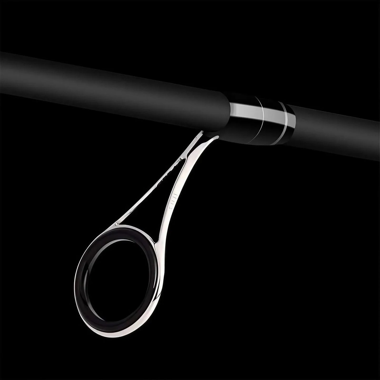 70.86inch Black and Golden Lure Rod