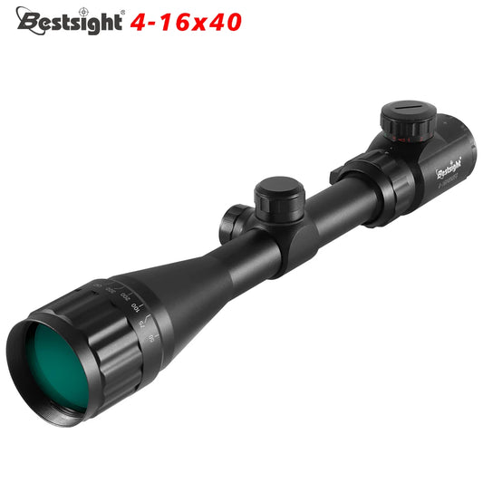 4-16X40 AOE Optics Hunting Riflescope Red&Green Dot Illuminated Sight