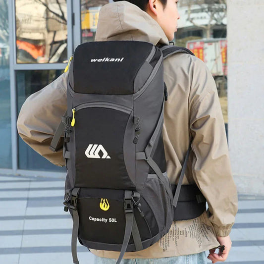 50L Large Waterproof Travel Backpack Camping Men Hiking Bag Bag Luggage
