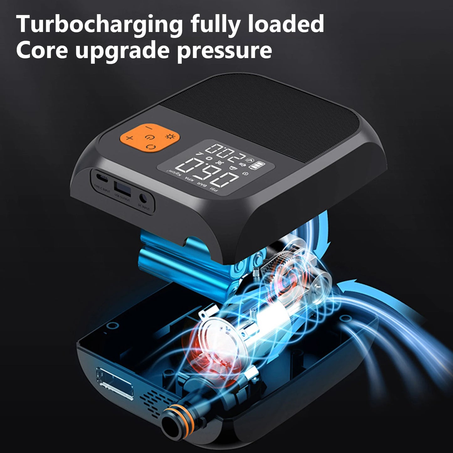 Electric Paddle Board Pump Rechargeable 25PSI for Inflatable