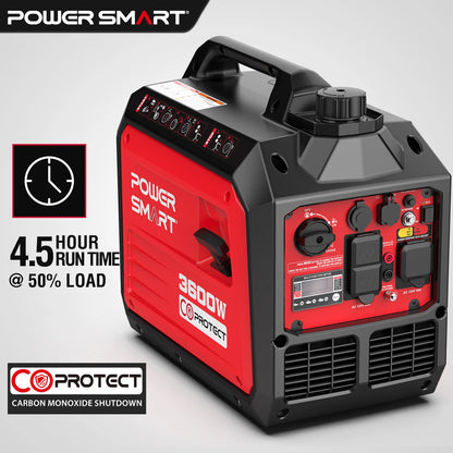 3600 Watt Super Quiet Portable Inverter Generator,