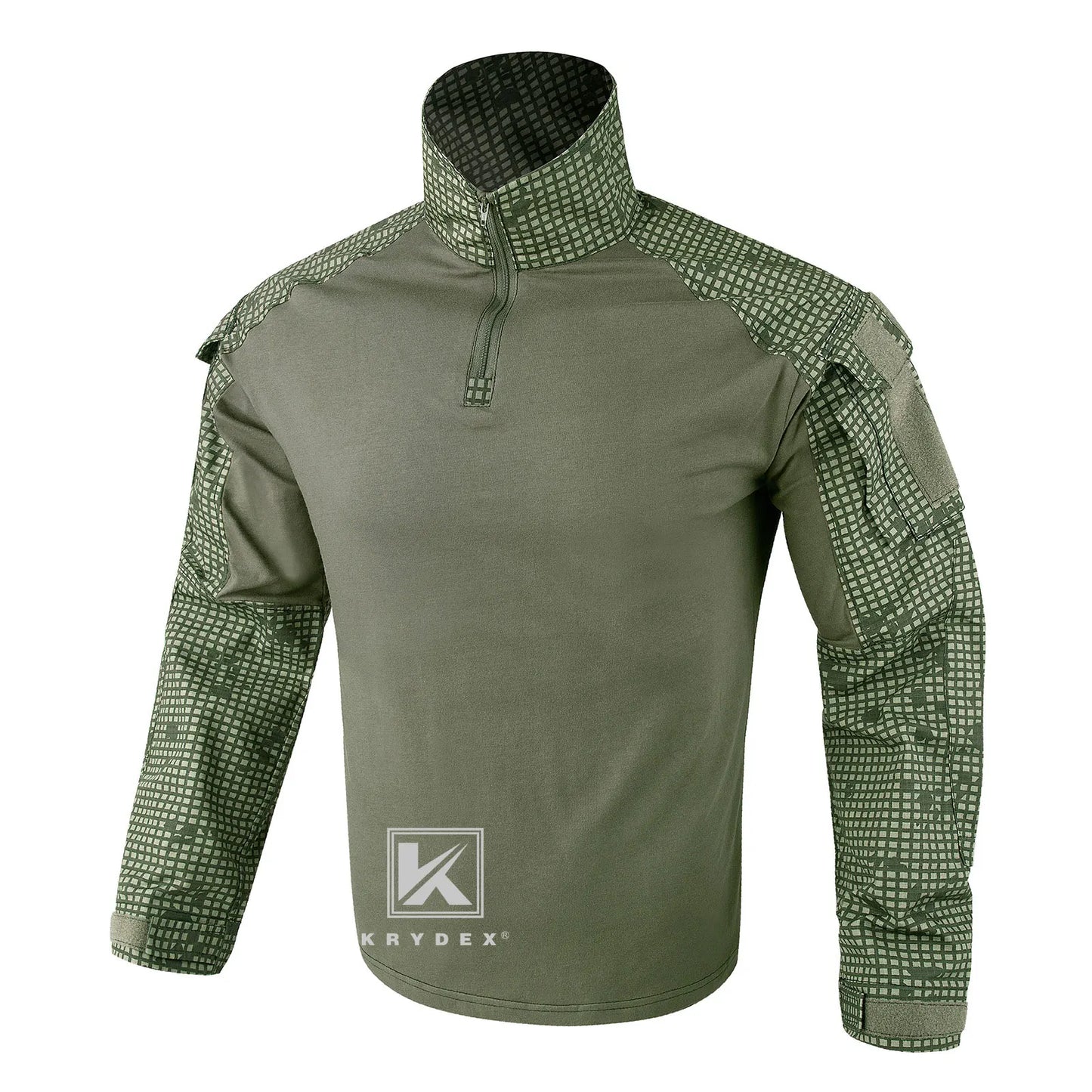 Shirt with Elbow Pads For Hunting  Tops  Tiger Stripes Shirts