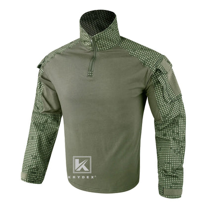 Shirt with Elbow Pads For Hunting  Tops  Tiger Stripes Shirts