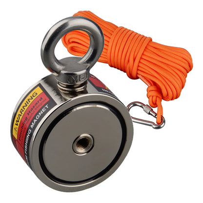 Strong Two Side 120KG*Magnet Super Powerful Salvage*22mm