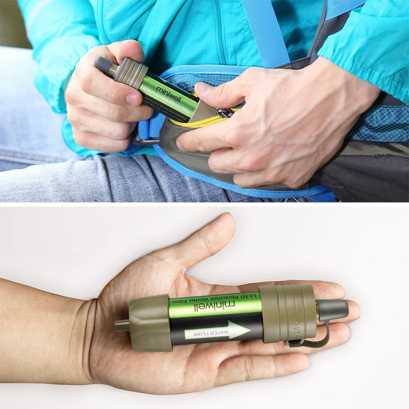 miniwell L630 portable Water Filter equipment for military survival kits