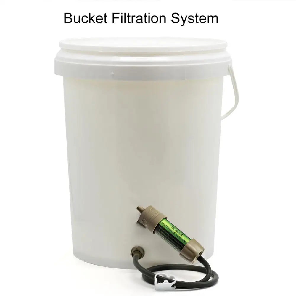 Lightweight 2000 Liters Filtration Capacity Emergency Portable Water Filter