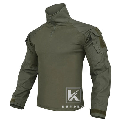 Shirt with Elbow Pads For Hunting  Tops  Tiger Stripes Shirts