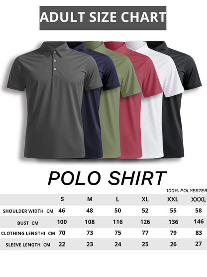 5 Piece Men's Polo Shirts Multi-color Combo Pack Men's Clothing Men's Casual Shirts