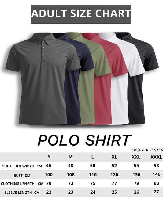 5 Piece Men's Polo Shirts Multi-color Combo Pack Men's Clothing Men's Casual Shirts