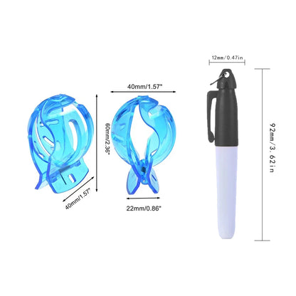 Easy-to-Use Golf Ball Line Clip, T-Shaped, Triple Line Marker