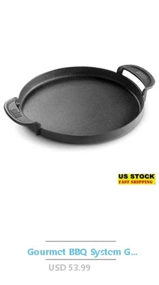 Dual Use Cast Iron Grill Griddle Cooking Surface