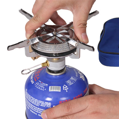 Portable Outdoor Camping Gas Stove with Adjustable Flame