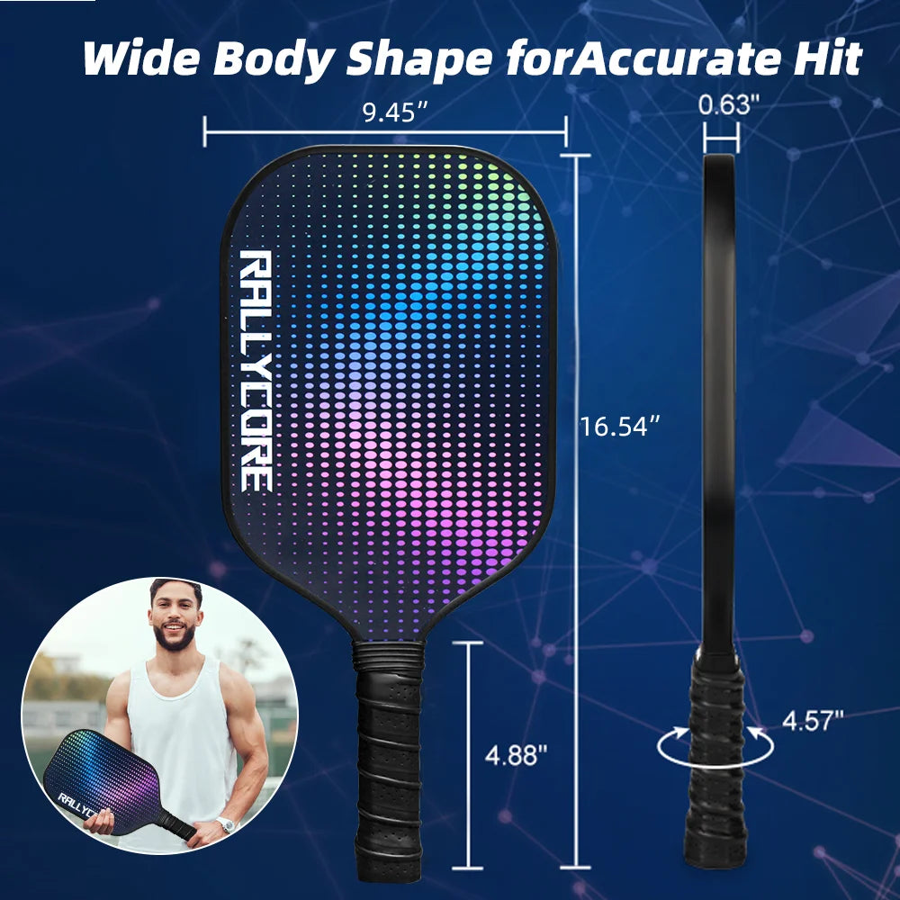 Perfect Pickleball Gift Set  Includes 2 Paddles, 4 Balls, Carry Bag,