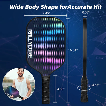 Perfect Pickleball Gift Set  Includes 2 Paddles, 4 Balls, Carry Bag,