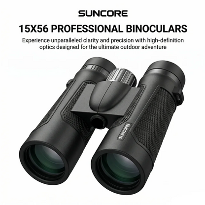 15X56 HD Portable Binoculars High Power for Hunting  Camping