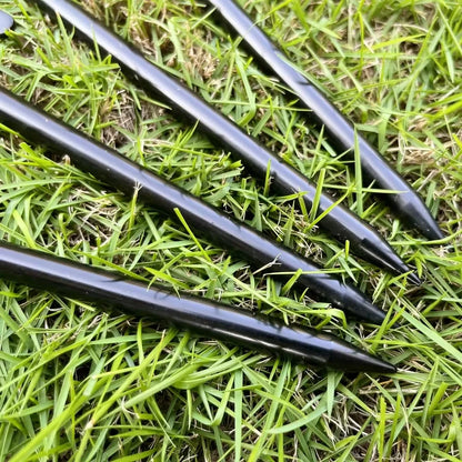 4Pcs/8 Inch Heavy Duty Steel Tent Stakes