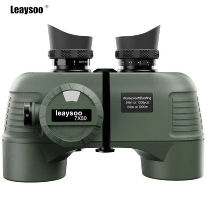 7x50 HD Binoculars High Power Low Light Night Vision Binoculares with Directional Compass Rangefinder