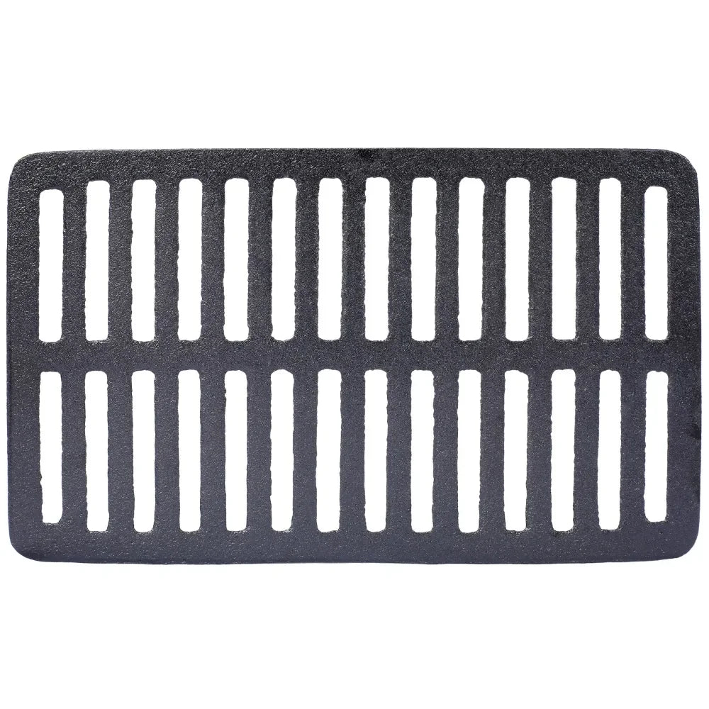 Oval Cast Iron Portable Charcoal Grill and Tabletop Cast Iron Skillet