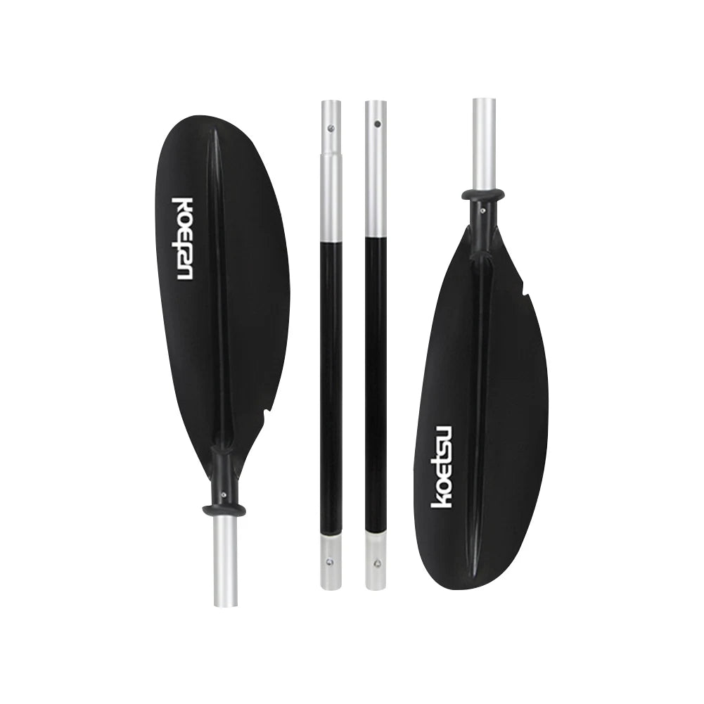 4-Piece Two Way Paddle Adjustable Floating Kayak Paddle Aluminium Alloy Stand Up Paddleboard Paddles