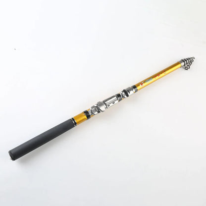 Carbon Telescopic Fishing Rod 1.5m 1.8m 2.1m Travel Rod