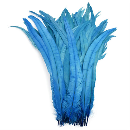 100pcs 25-40cm Wholesale Rooster Feathers Wedding Crafts DIY Natural Feather