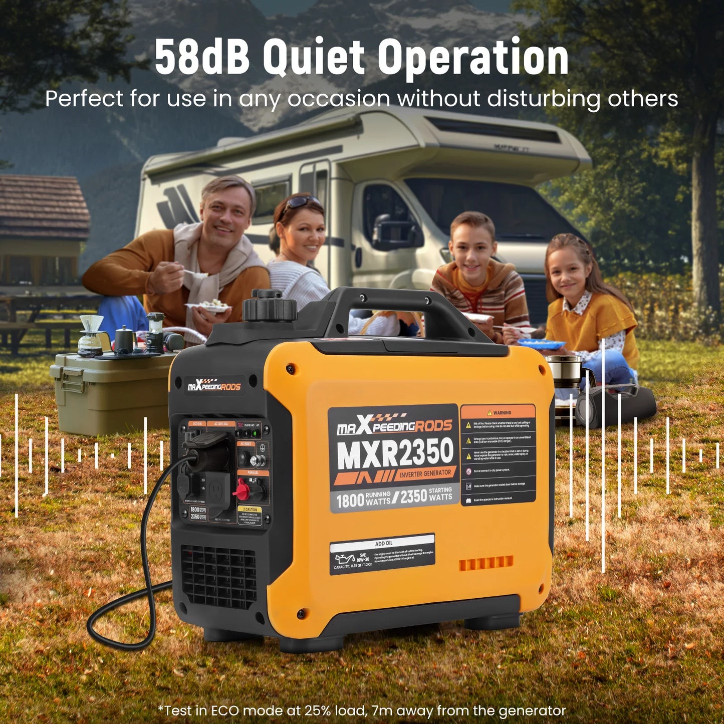 2350W Portable Gas Inverter Generator Parallel