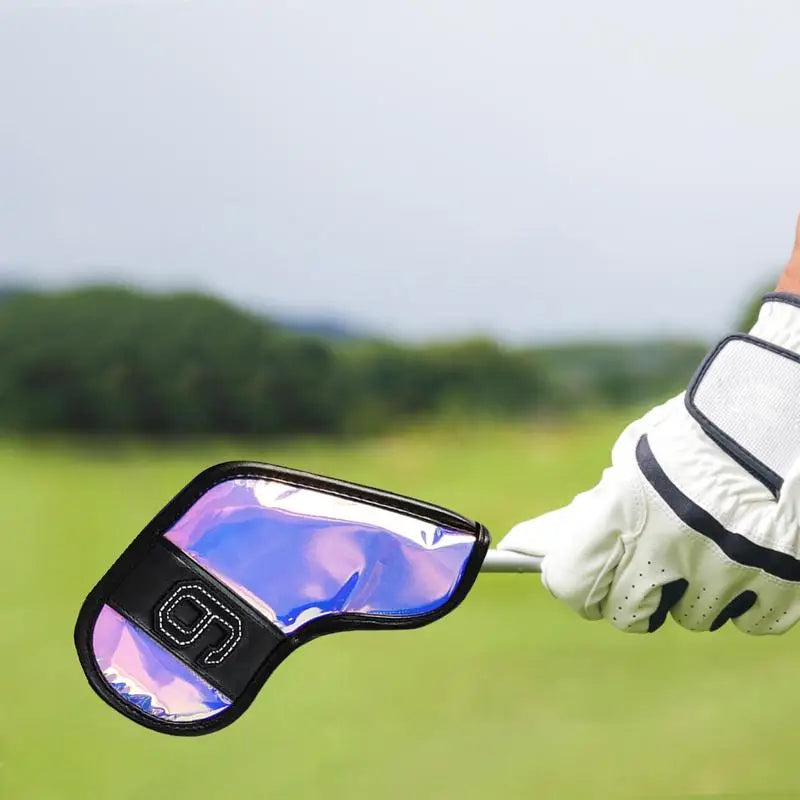 10pcs Golf Club Cover Driver Fairway Hybrid Waterproof Protector Set