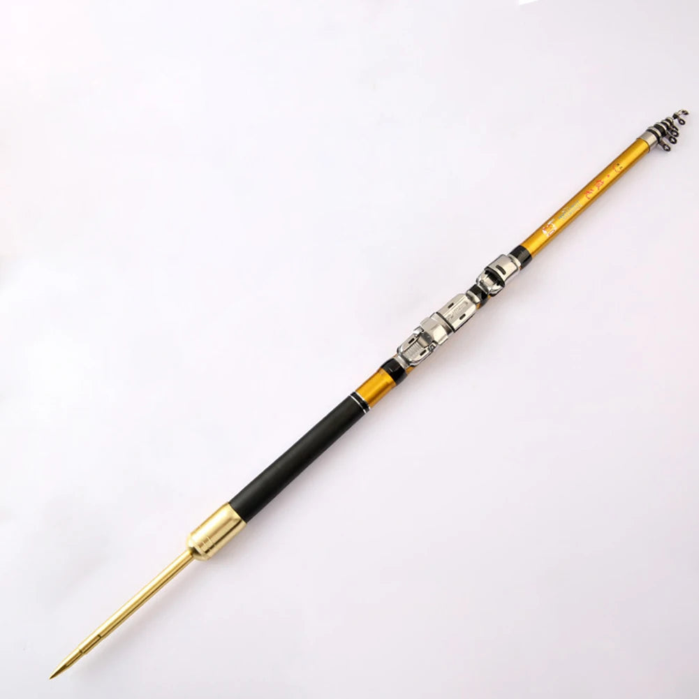 Carbon Telescopic Fishing Rod 1.5m 1.8m 2.1m Travel Rod