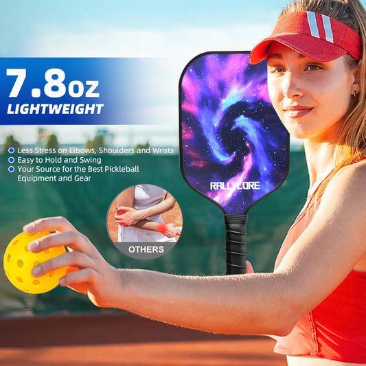 Pickleball Paddles Set Rackets Portable Racket Cover Carrying Bag Gift Kit