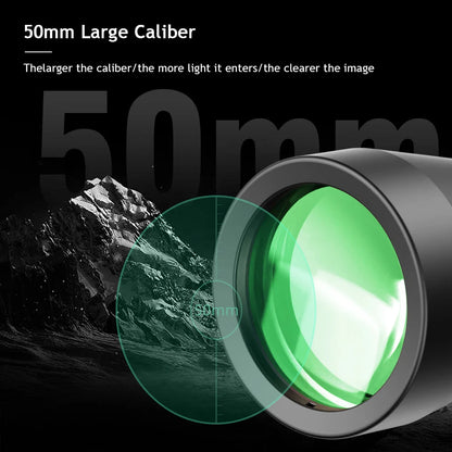 180x100 Zoom  Professional HD BAK4-Prism Powerful Binoculars Day Night Vision Long Range Outdoor Waterproof