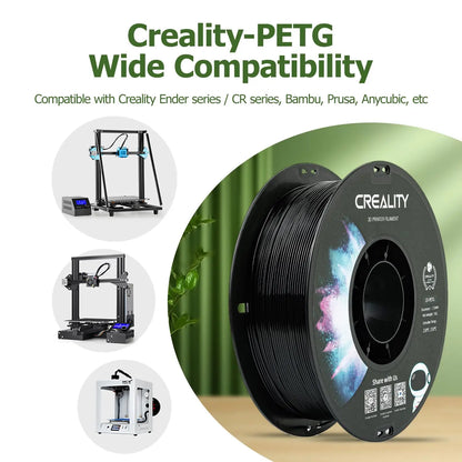 CREALITY PETG Filament 1.75mm 3D Printer Filament 1kg  Neatly Wound Spool