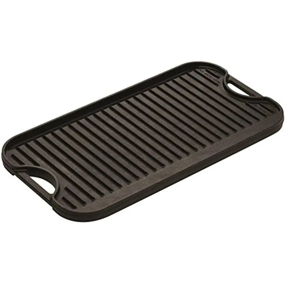 Dual Use Cast Iron Grill Griddle Cooking Surface