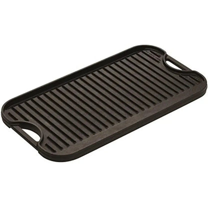Dual Use Cast Iron Grill Griddle Cooking Surface