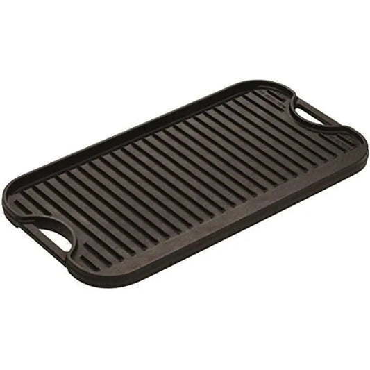 Dual Use Cast Iron Grill Griddle Cooking Surface