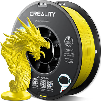 CREALITY PETG Filament 1.75mm 3D Printer Filament 1kg  Neatly Wound Spool