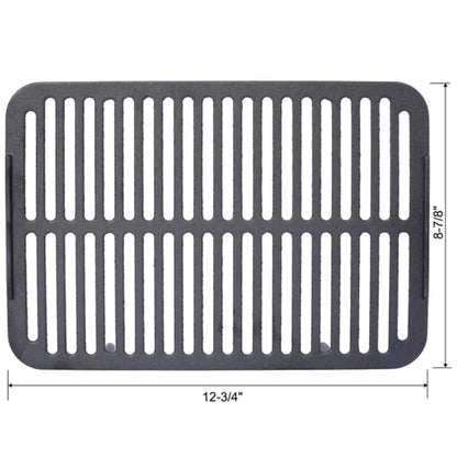 Oval Cast Iron Portable Charcoal Grill and Tabletop Cast Iron Skillet