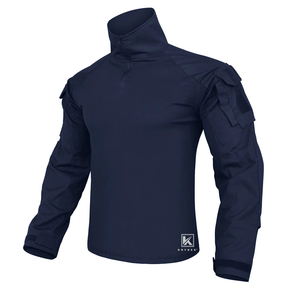 Shirt with Elbow Pads For Hunting  Tops  Tiger Stripes Shirts
