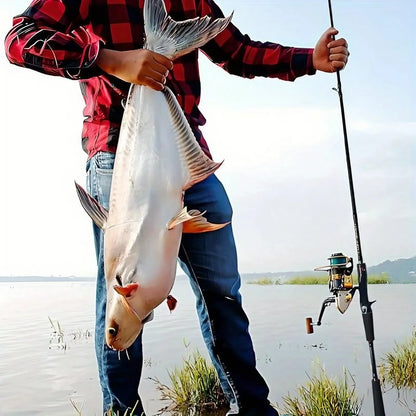 70.86inch Black and Golden Lure Rod