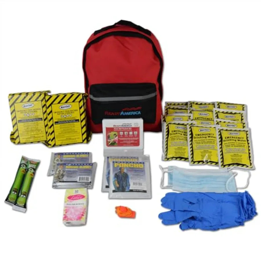 72 Hour Emergency Kit 2Person Portable Preparedness GoBag for Camping